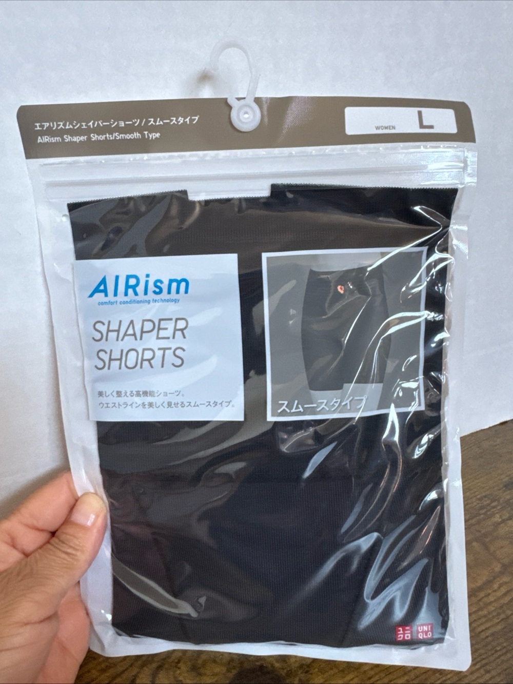 UNIQLO AIRism Shaper Shorts Smooth Type L Black  Women New Japan